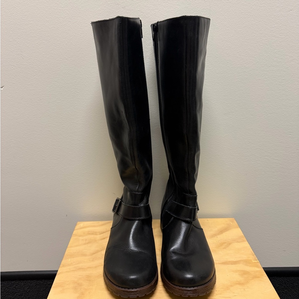 Kenneth Cole New York Jenny Size 7 Knee High Boots Leather